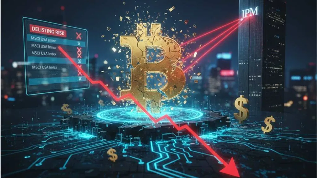هشدار حذف استراتژی از شاخص MSCI به‌دلیل سقوط بیت‌کوین
