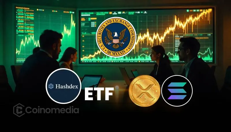کمیسیون بورس آمریکا ETF هشدکس را برای نگهداری XRP، SOL و دیگر رمزارزها تصویب کرد