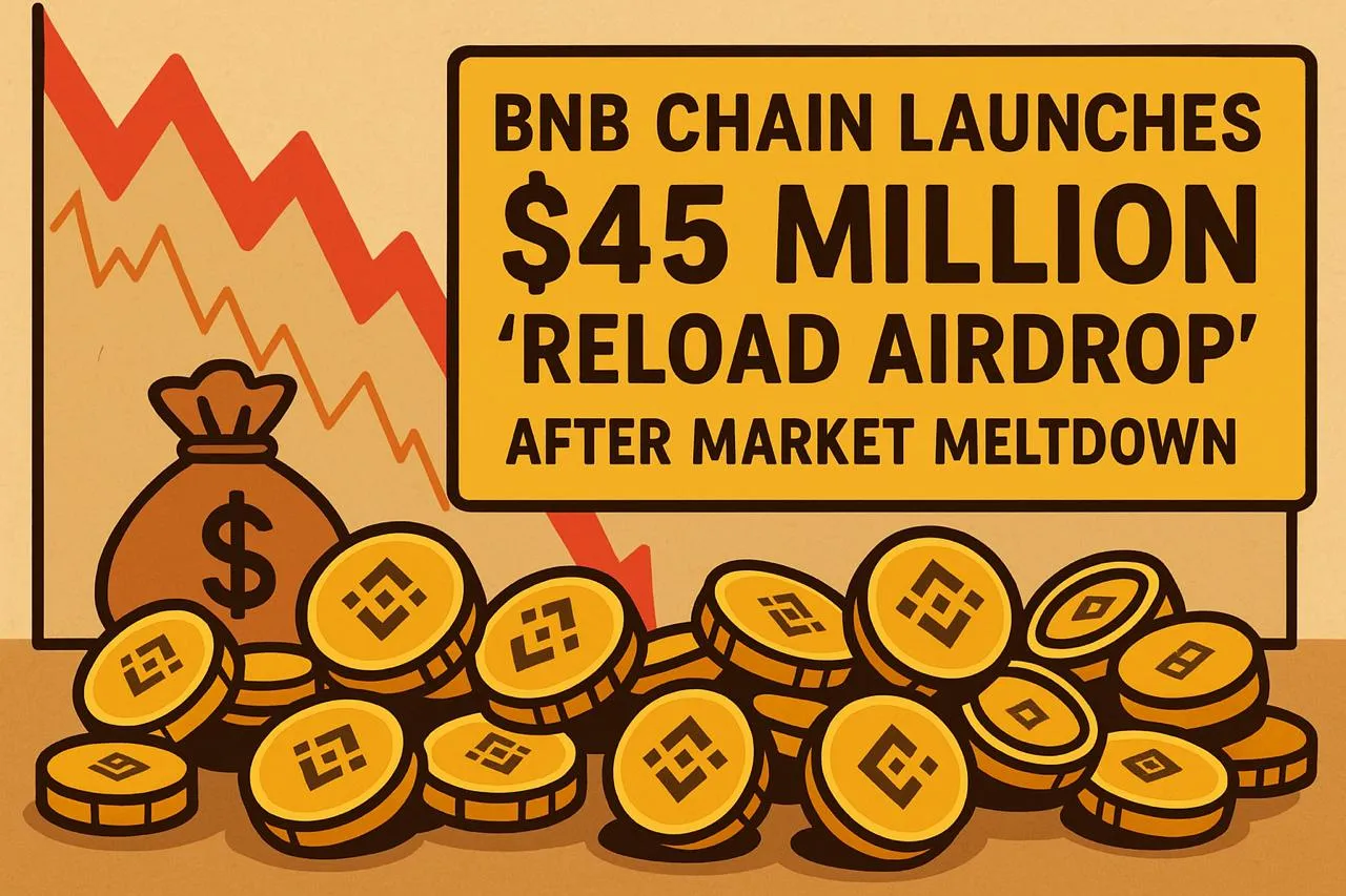 بایننس چین پس از سقوط بازار، ایردراپ ۴۵ میلیون دلاری «Reload» را راه‌اندازی کرد